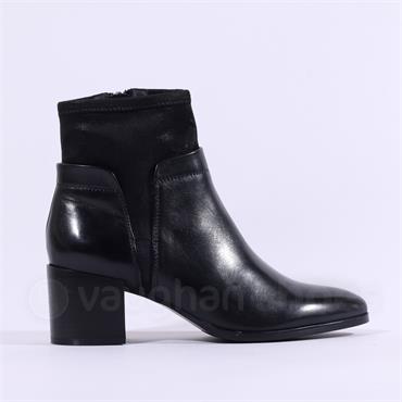 Regarde Le Ciel Taylor Stretch Cuff Boot - Black Leather